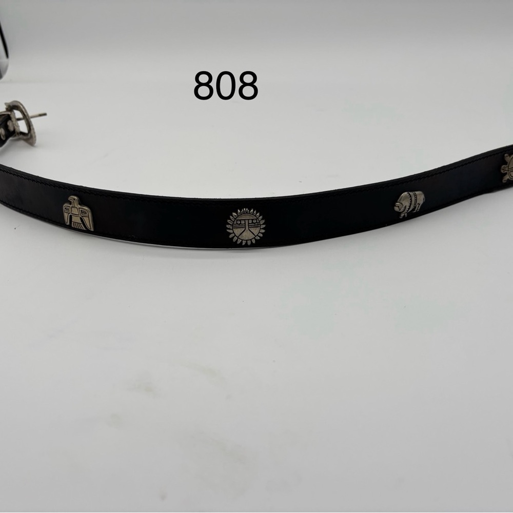 Wrangler Vintage Leather Belt Sz 28‎ Western